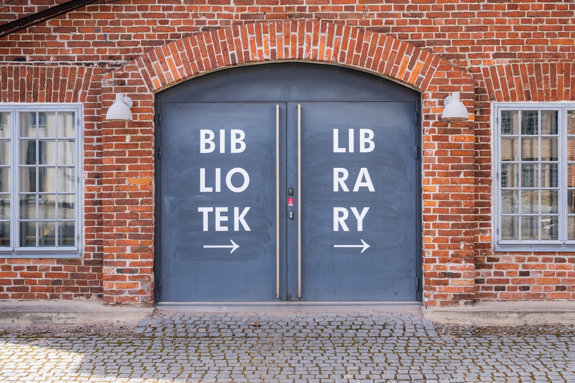 Backsteingebäude der Universitätsbibliothek der Åbo Akademi Turku