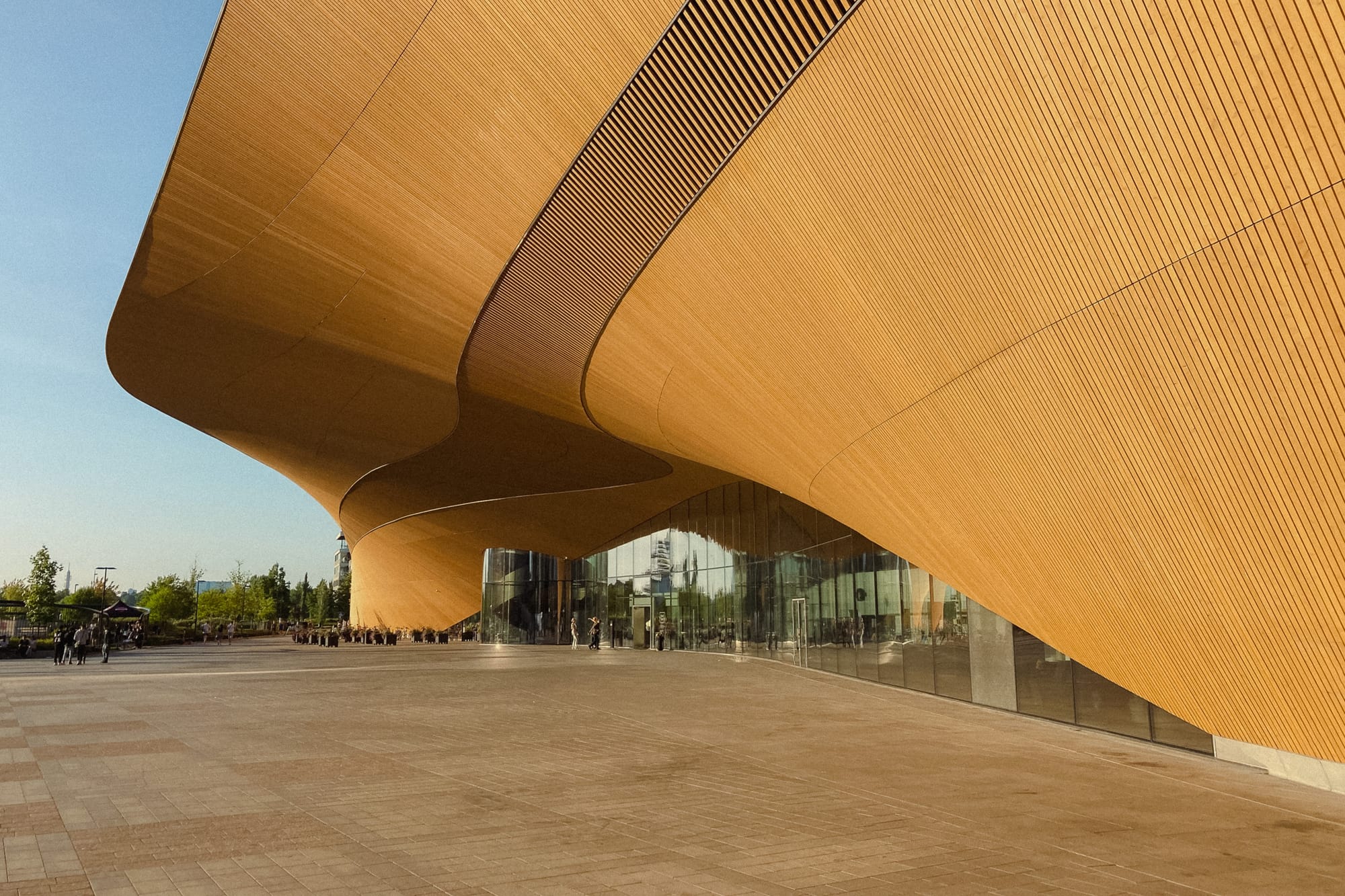 Bibliothek Oodi in Helsinki von außen