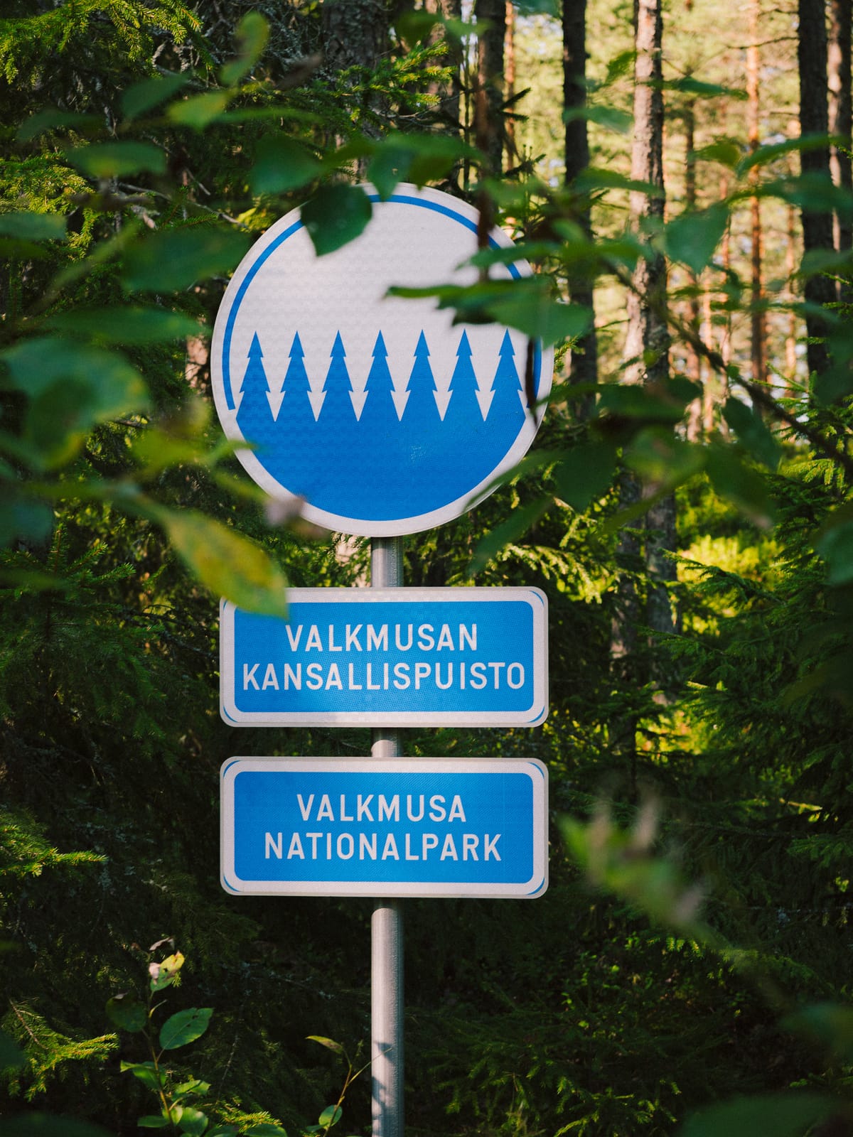 Schild Nationalpark Valkmusa